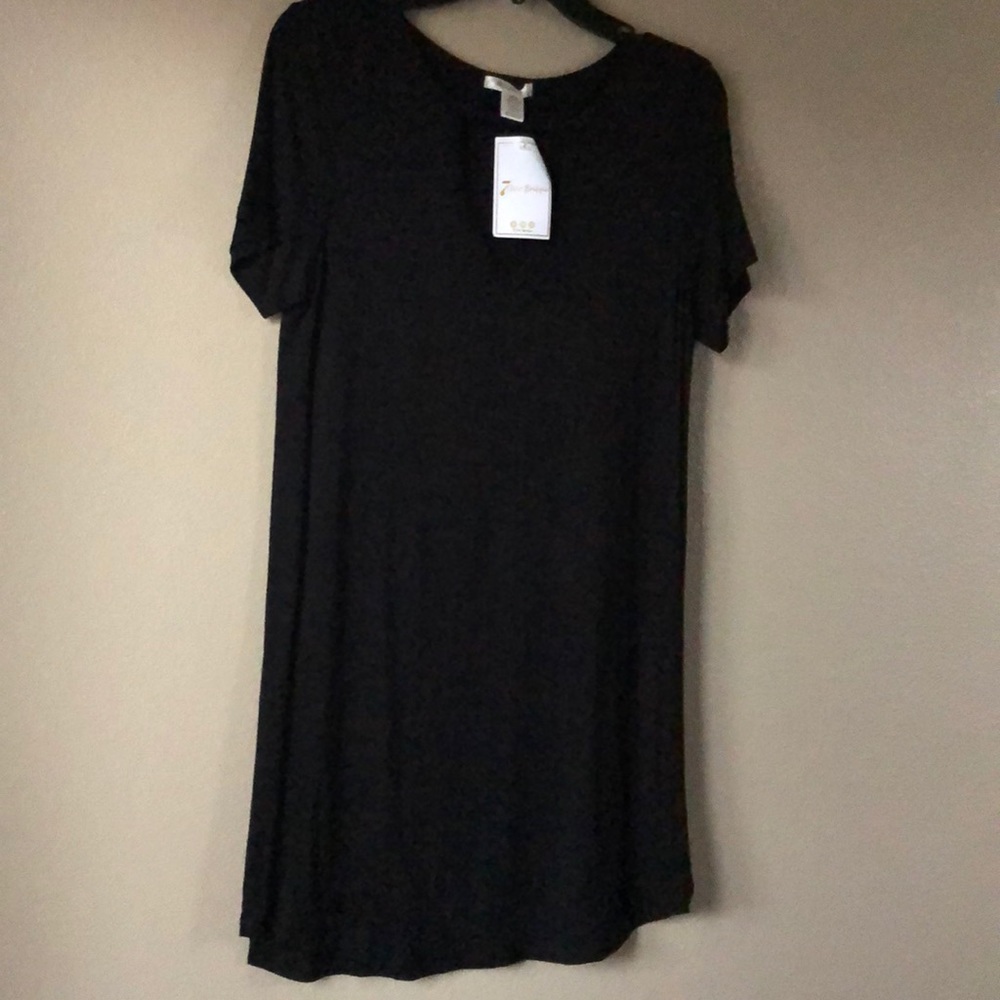 Black Bozzolo Keyhole Dress